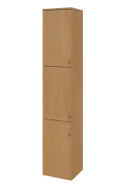 N 6 - 43D kancelářská skříň, 3-dveřová, levá, 2150x400x400, buk Royal